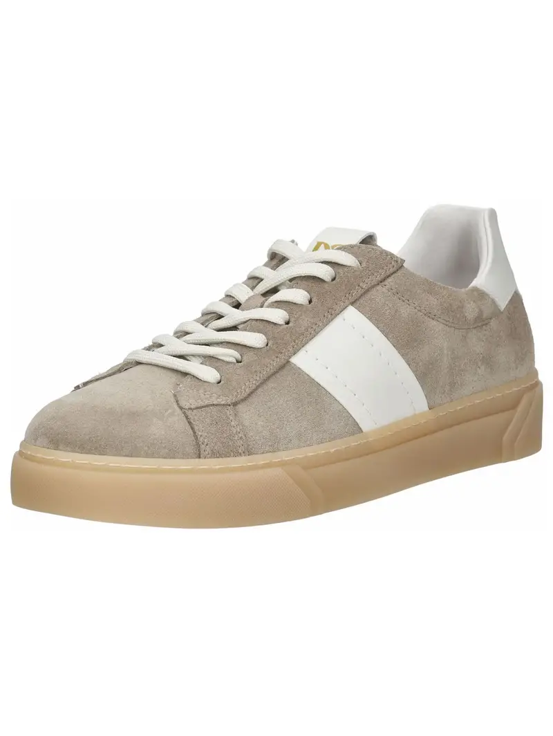 Sneaker bassa marrone chiaro / bianco