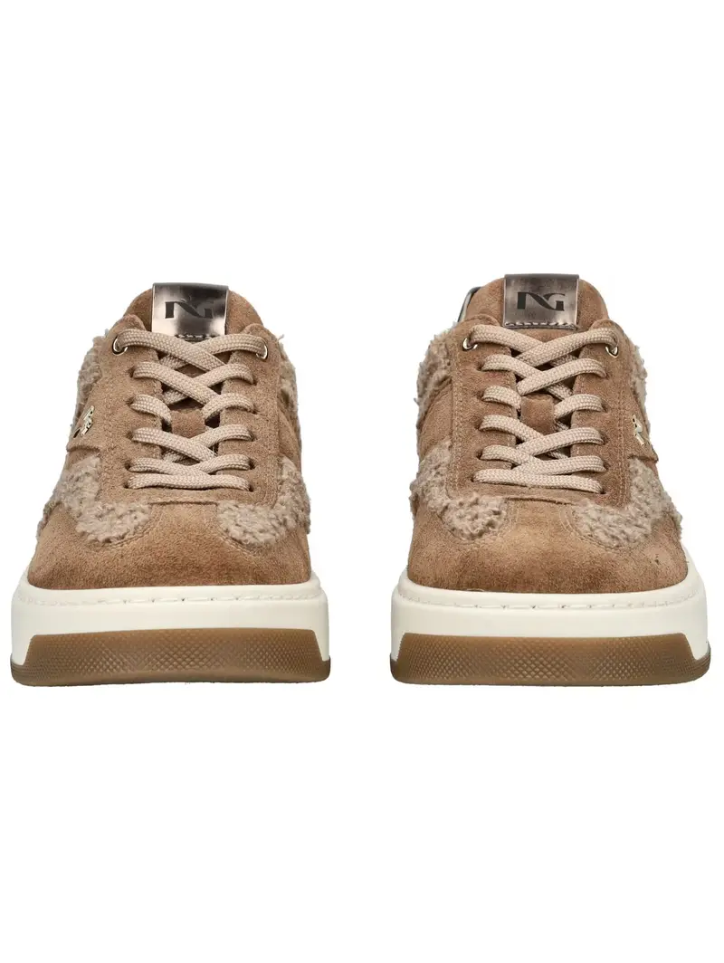 Sneaker bassa marrone chiaro / marrone scuro miniatura 3