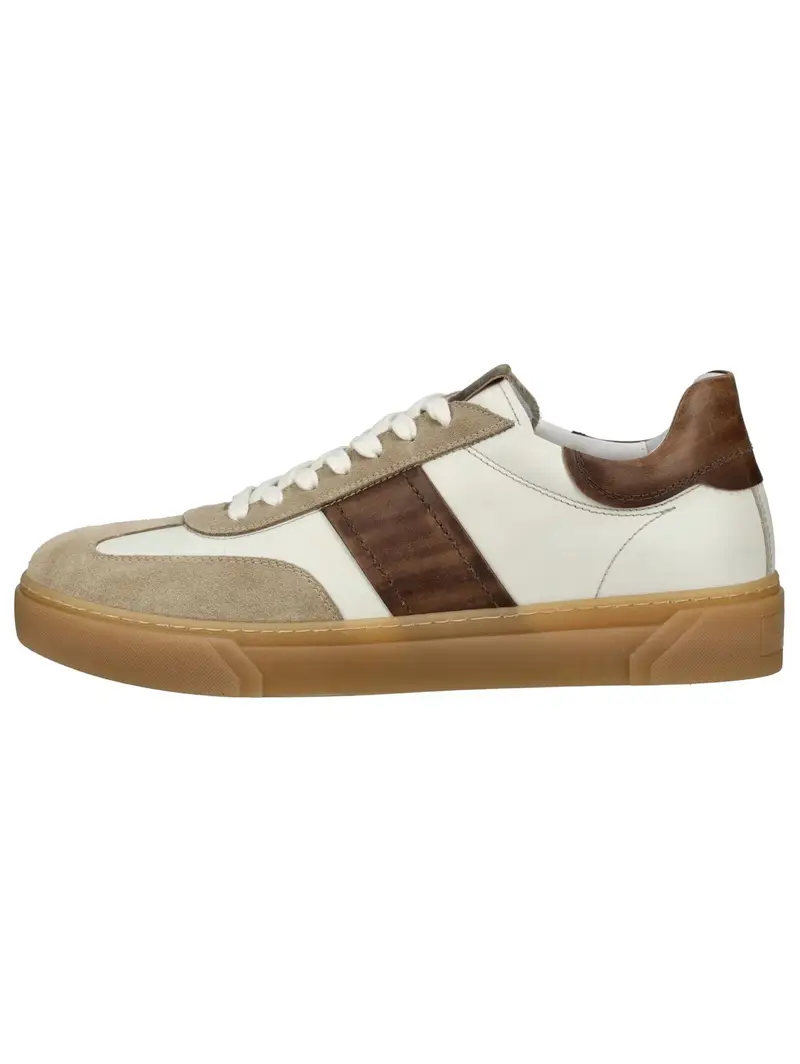Sneaker bassa marrone / marrone scuro / bianco miniatura 2