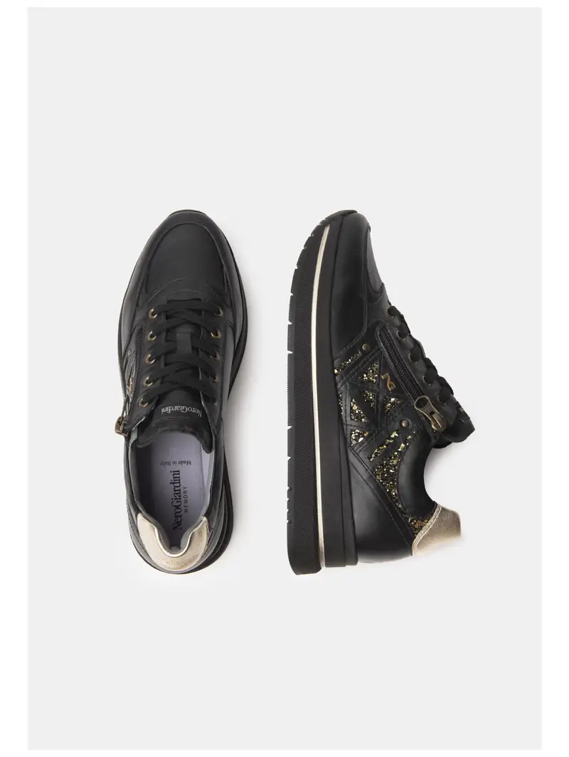 Sneaker bassa nero miniatura 3