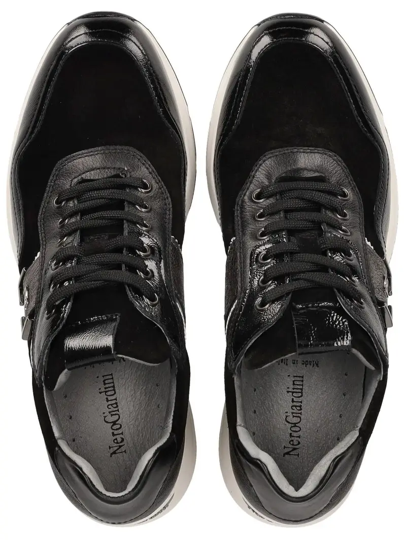 Nero Giardini Sneaker bassa nero / argento miniatura 2