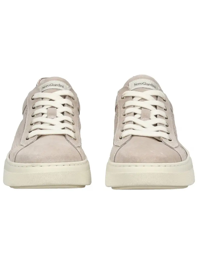 Sneaker bassa nudo / oro miniatura 3