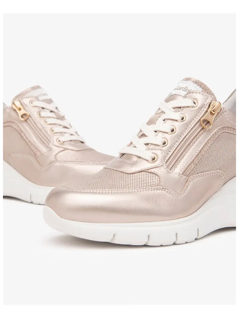 Sneaker bassa oro miniatura 3