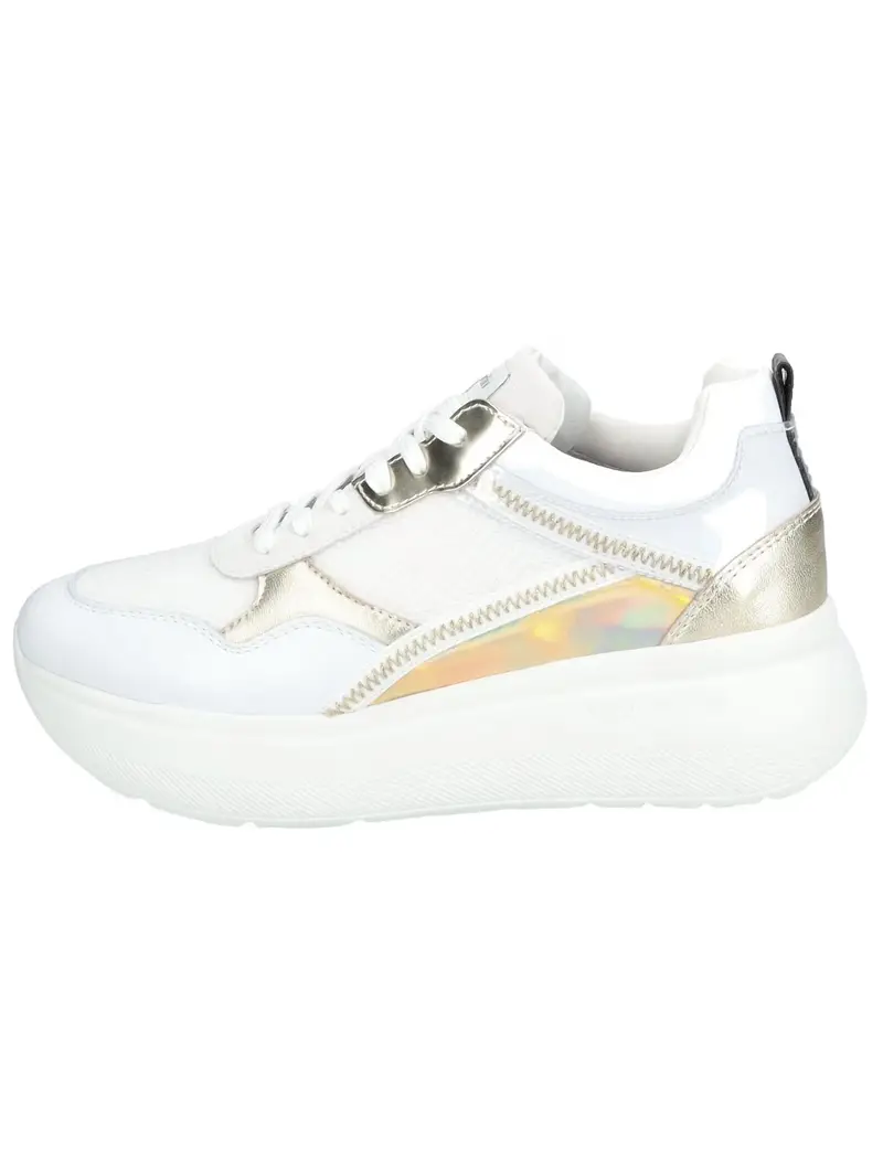 Sneaker bassa oro / bianco miniatura 2
