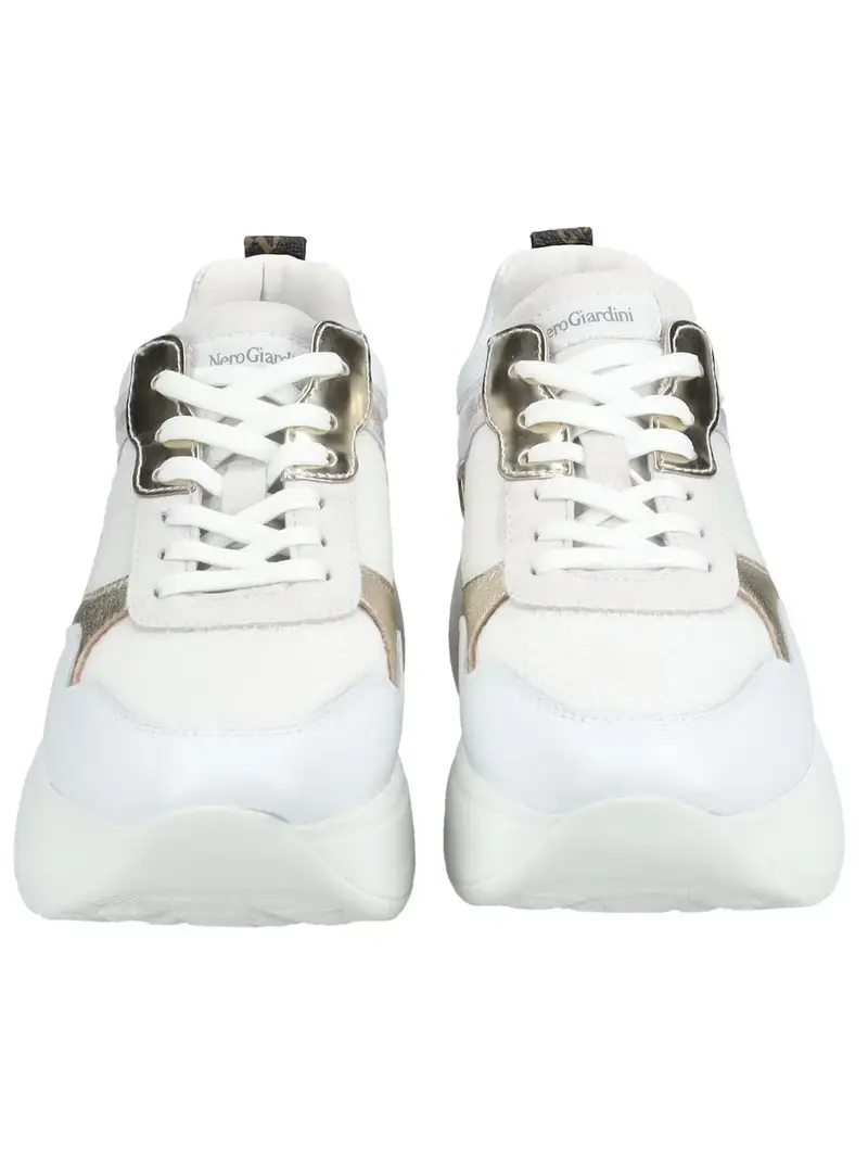 Sneaker bassa oro / bianco miniatura 3