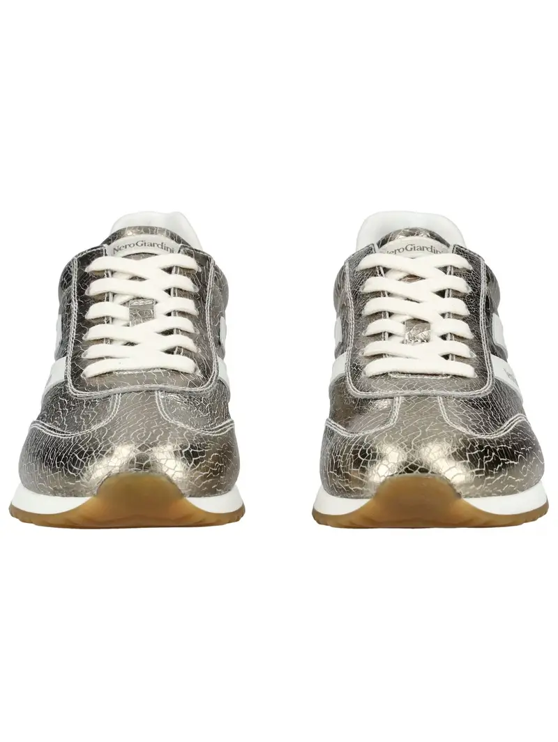 Sneaker bassa oro / bianco miniatura 3