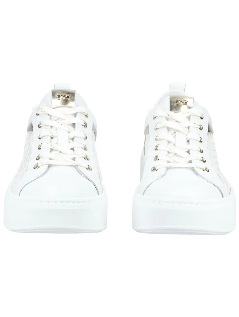 Sneaker bassa oro / bianco miniatura 3