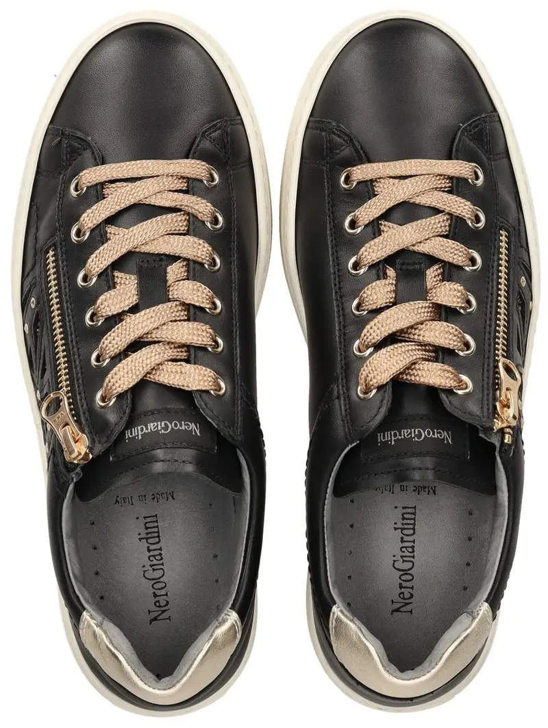 Nero Giardini Sneaker bassa oro / nero miniatura 2