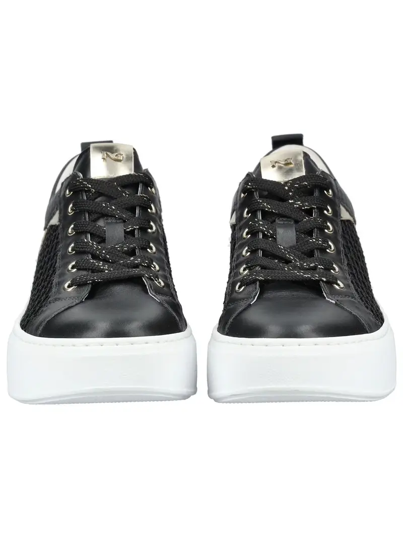 Sneaker bassa oro / nero miniatura 3