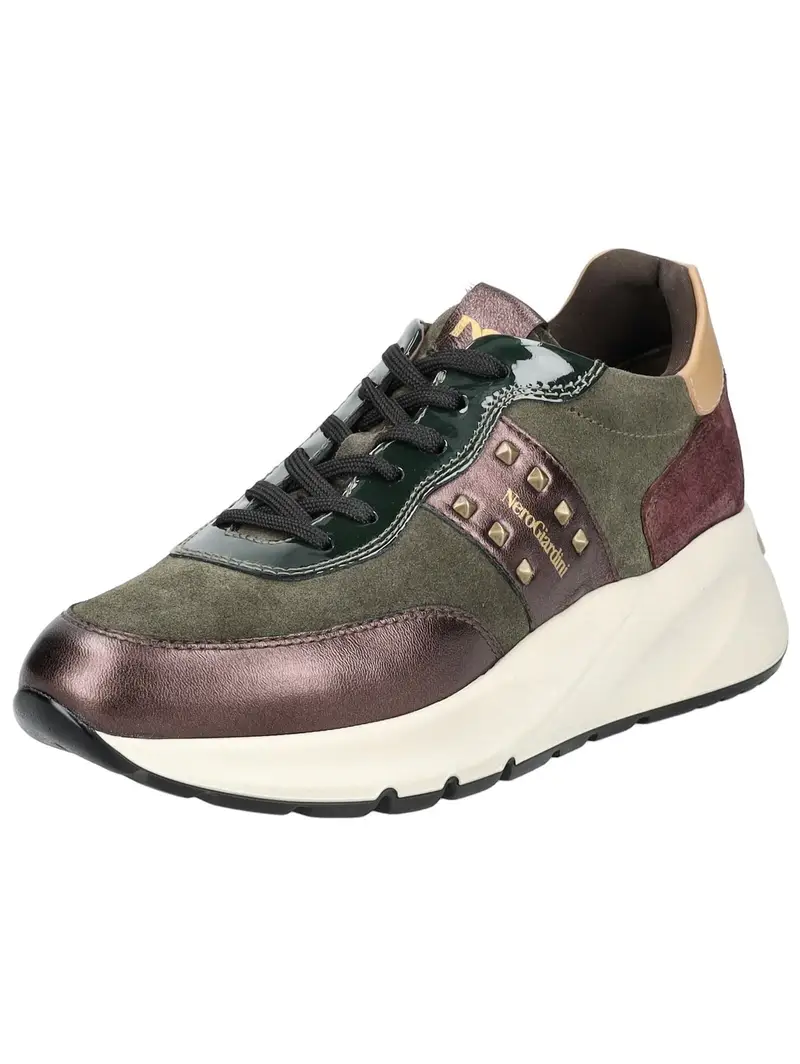 Nero Giardini Sneaker bassa  oro / verde scuro / bordeaux