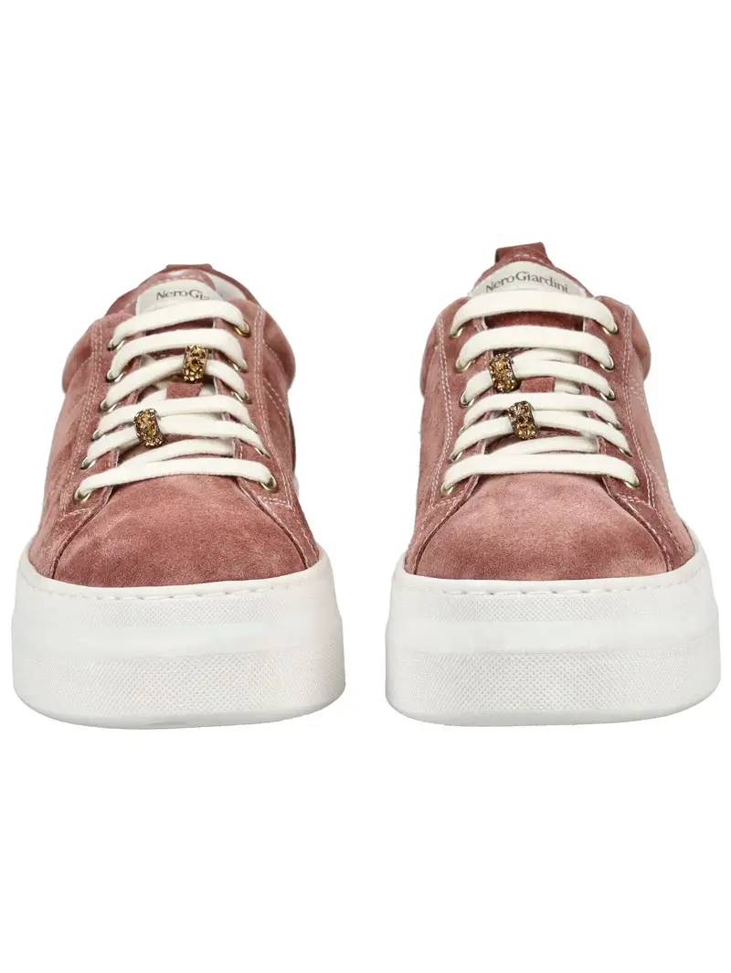 Sneaker bassa rosa miniatura 3
