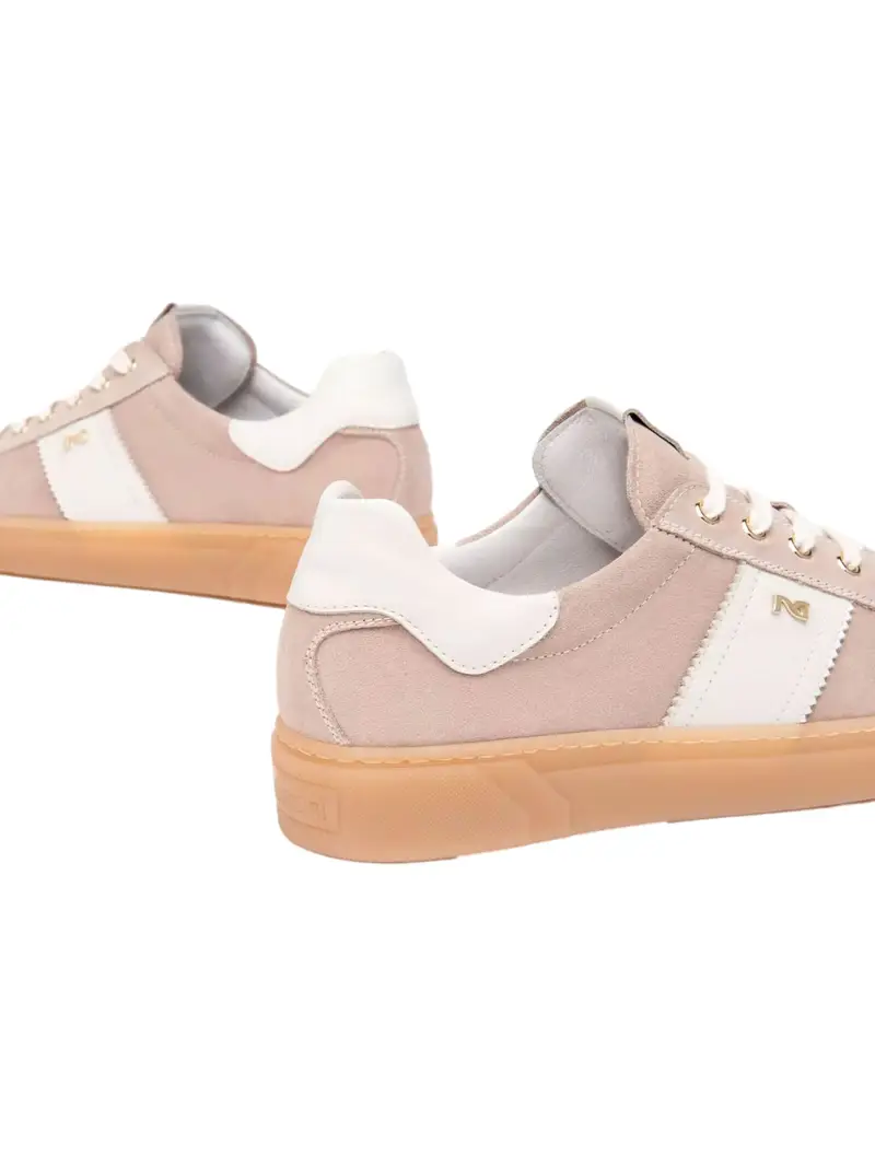 Sneaker bassa rosa / bianco miniatura 2