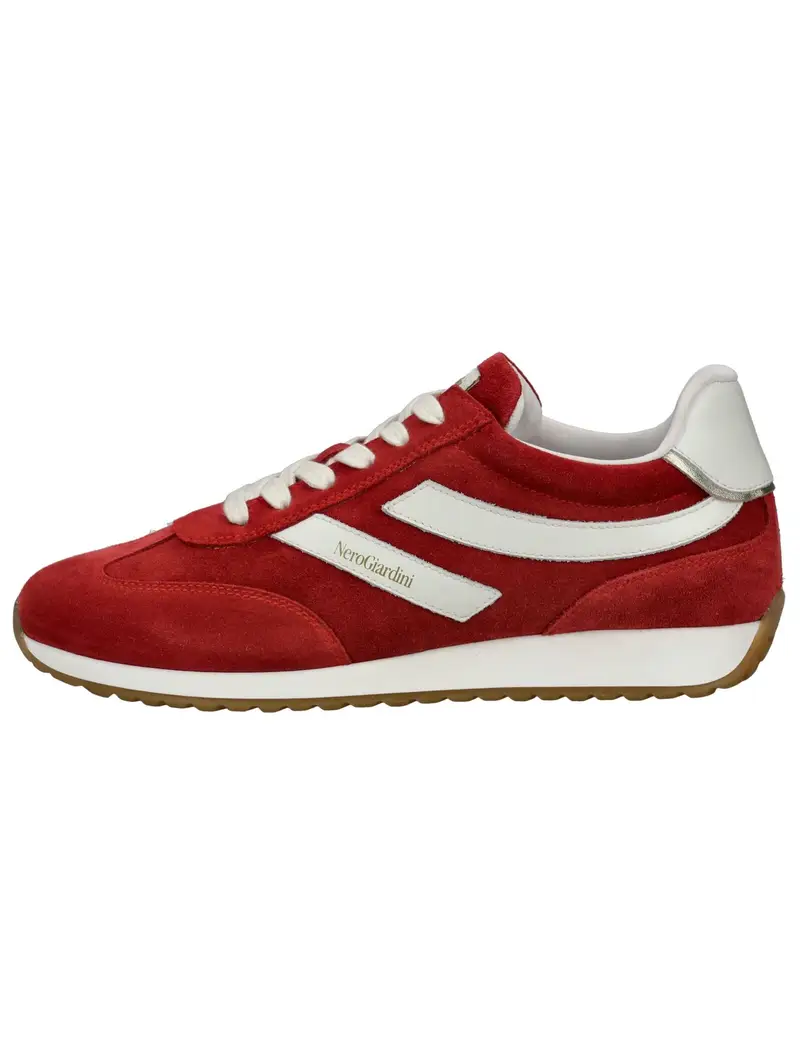 Sneaker bassa rosso rubino / bianco miniatura 2