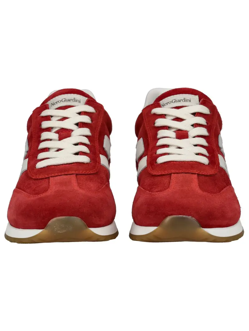Sneaker bassa rosso rubino / bianco miniatura 3