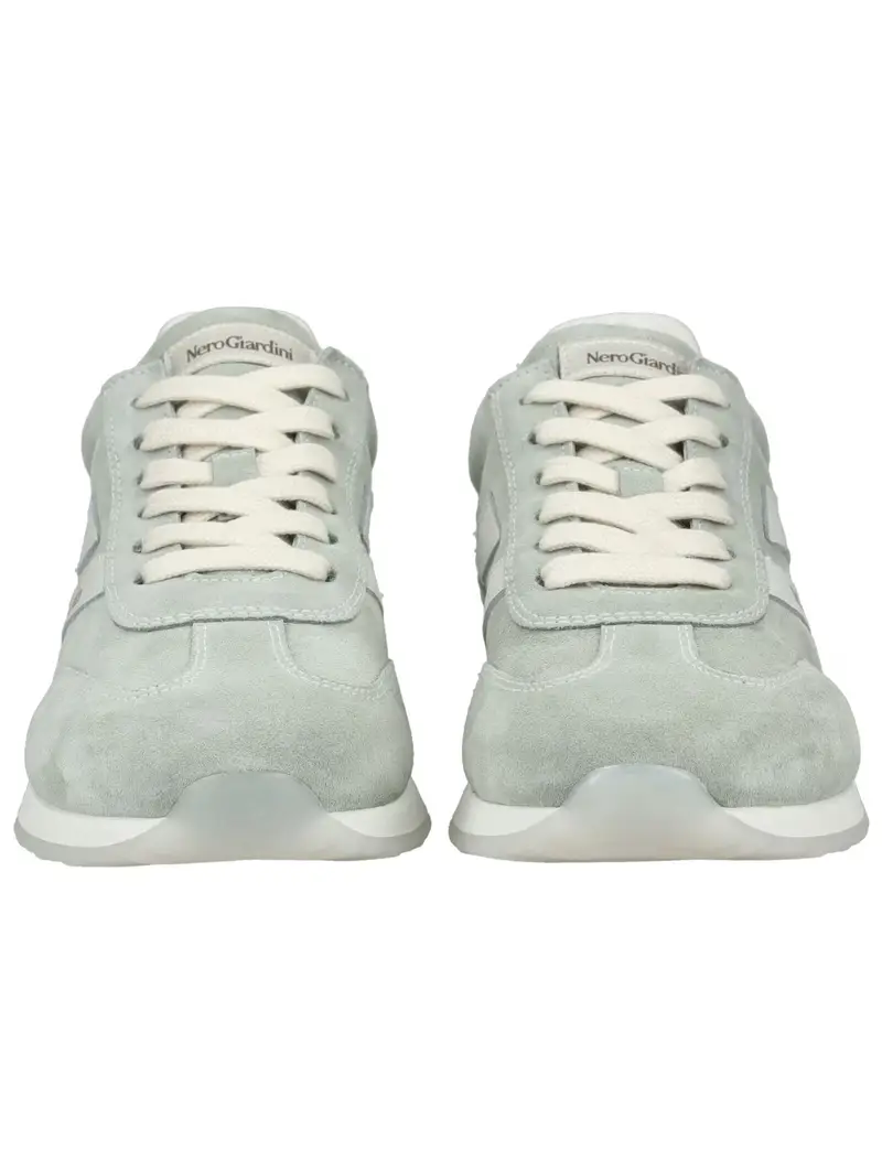 Sneaker bassa verde chiaro / argento miniatura 3