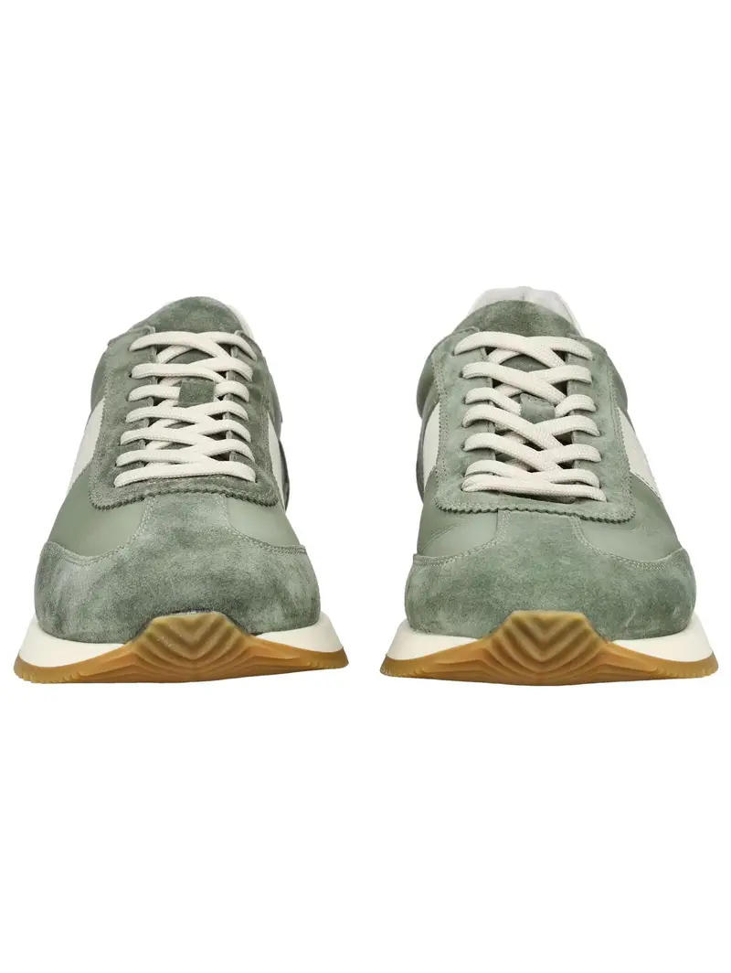 Sneaker bassa verde / offwhite miniatura 3