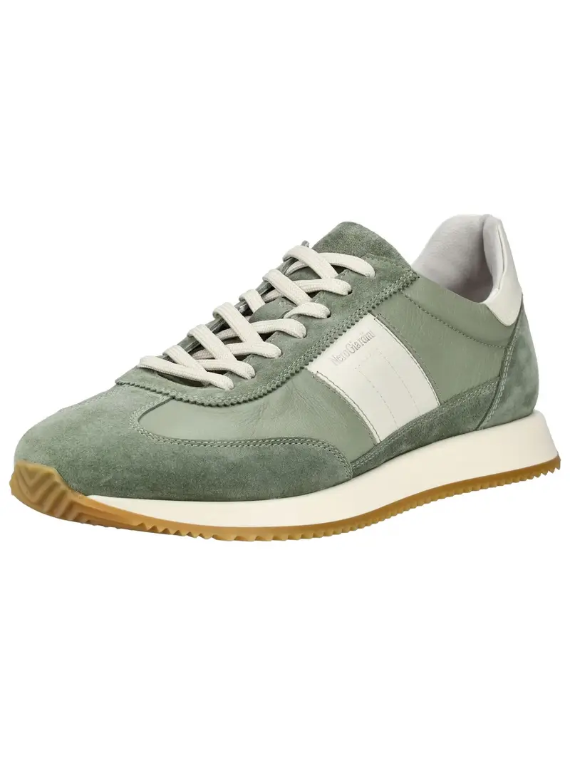 Sneaker bassa verde / offwhite