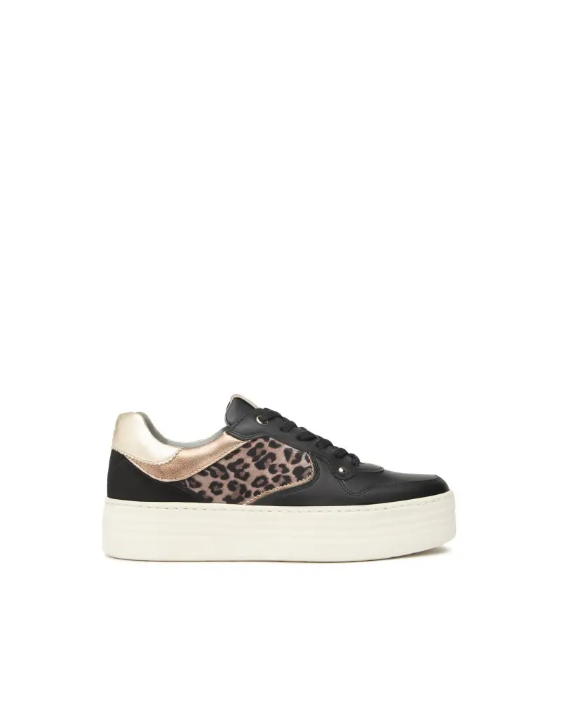 sneakers da donna in pelle nero i514180d100