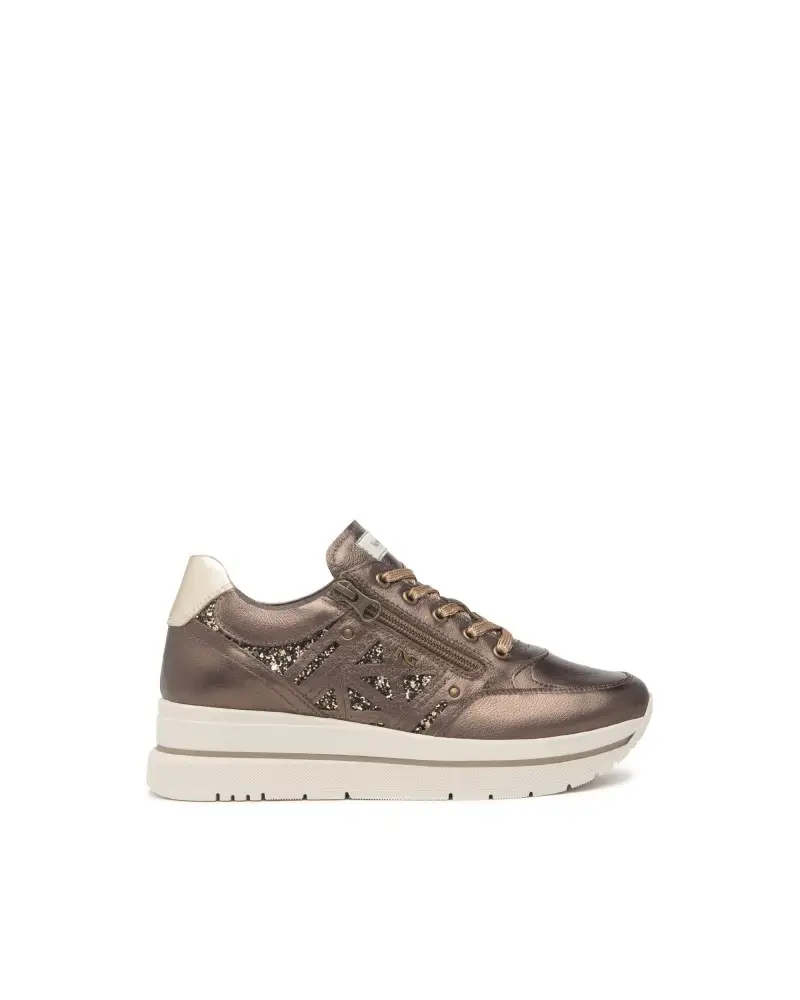 sneakers donna in pelle t.moro i514101d300 MARRONE
