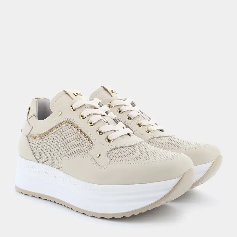 Sneakers Nero Giardini da Donna, beige miniatura 2