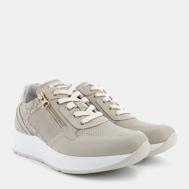 Sneakers Nero Giardini da Donna, beige miniatura 2