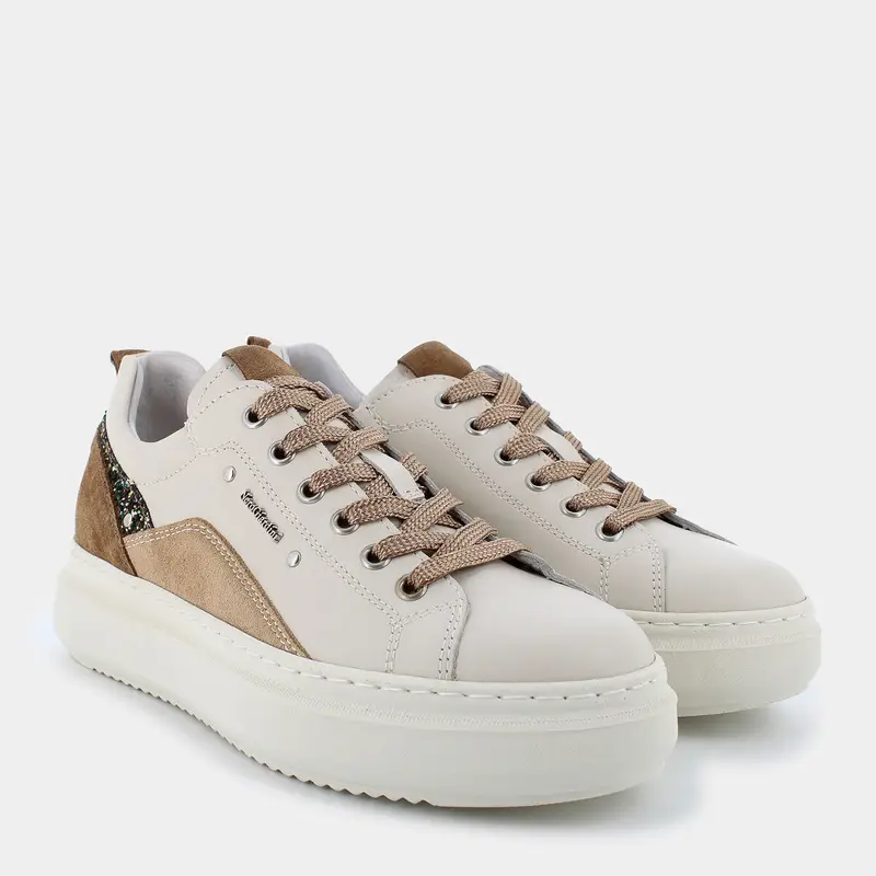 Sneakers Nero Giardini da Donna, beige miniatura 2