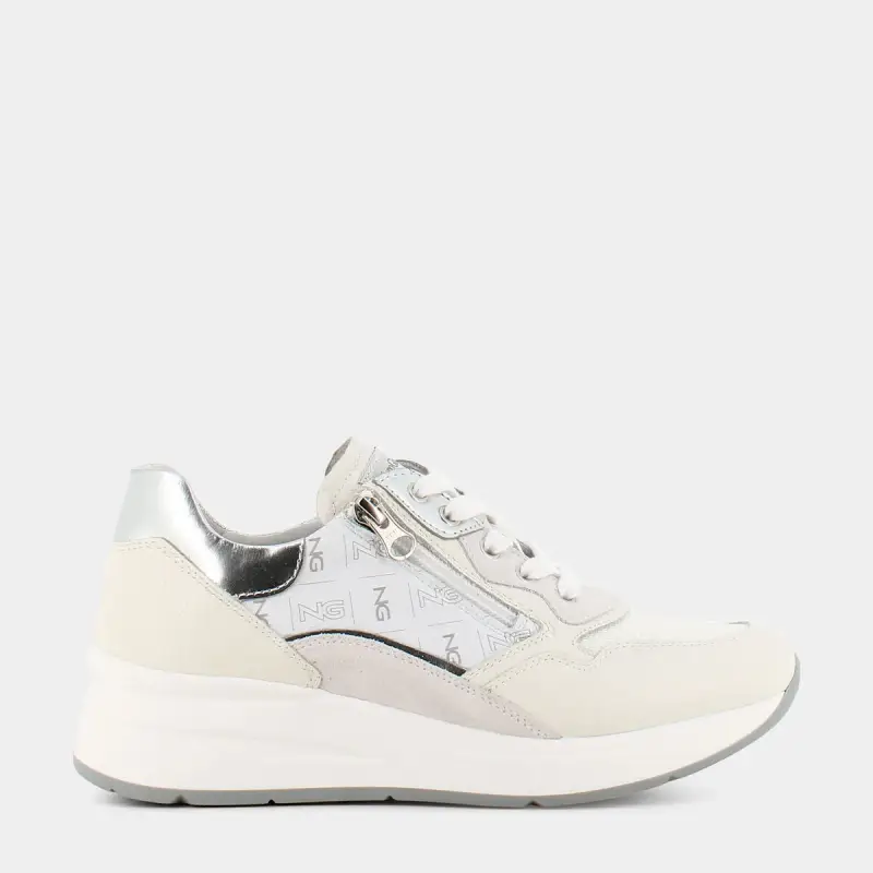 Sneakers Nero Giardini da Donna, bianco