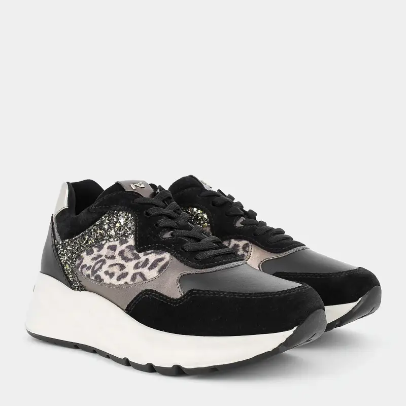 Sneakers Nero Giardini da Donna, nero miniatura 2