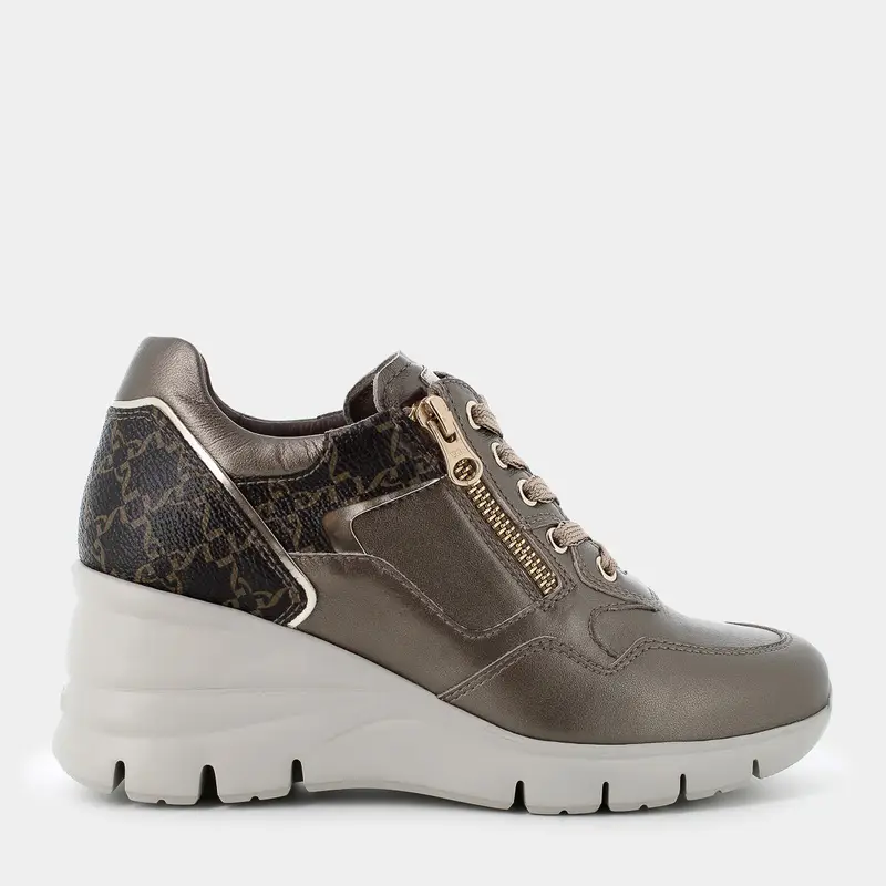 Sneakers Nero Giardini da Donna, oro