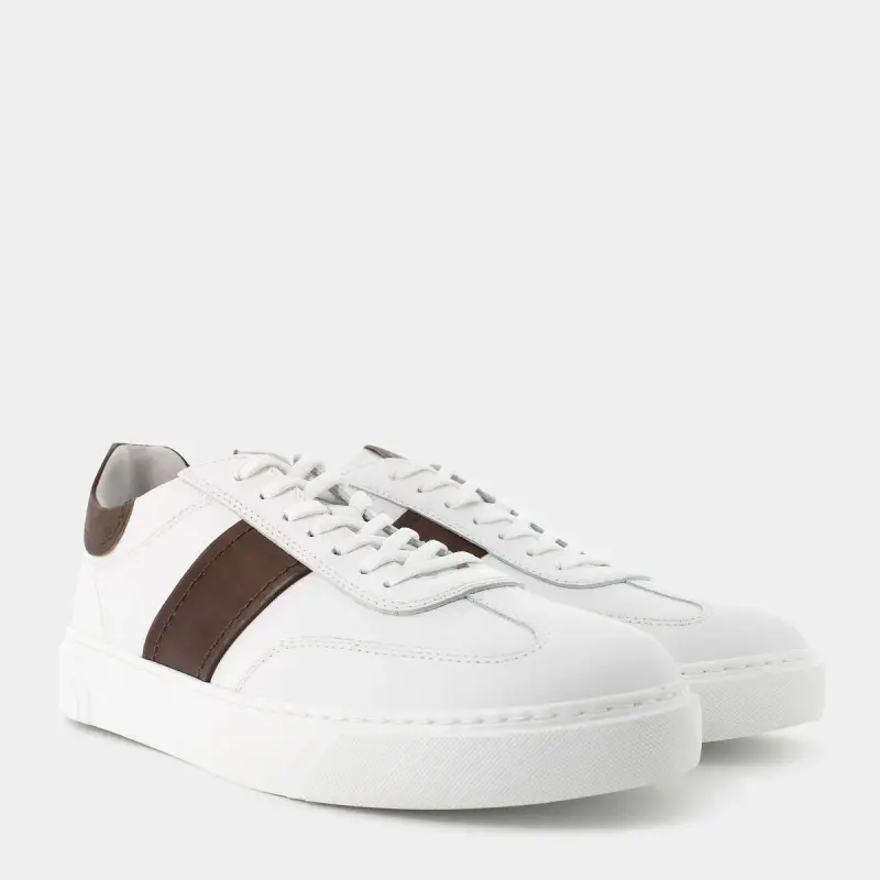 Sneakers Nero Giardini da Uomo, bianco miniatura 2