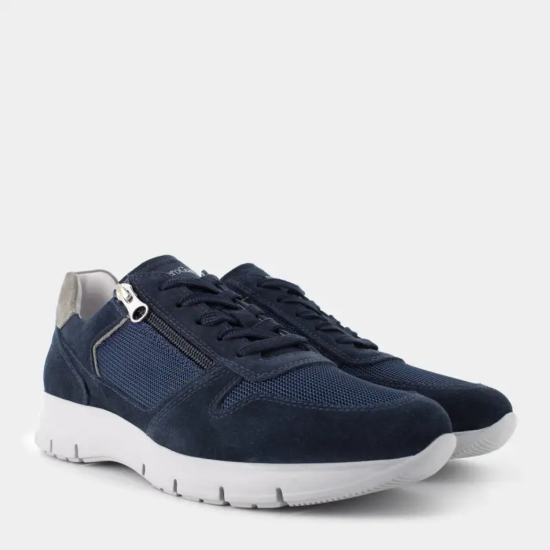 Sneakers Nero Giardini da Uomo, blu miniatura 2