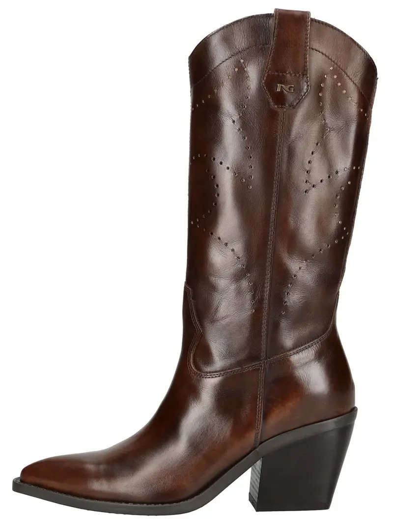 Stivale da cowboy ruggine / marrone scuro miniatura 2