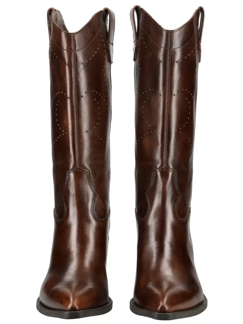 Stivale da cowboy ruggine / marrone scuro miniatura 3