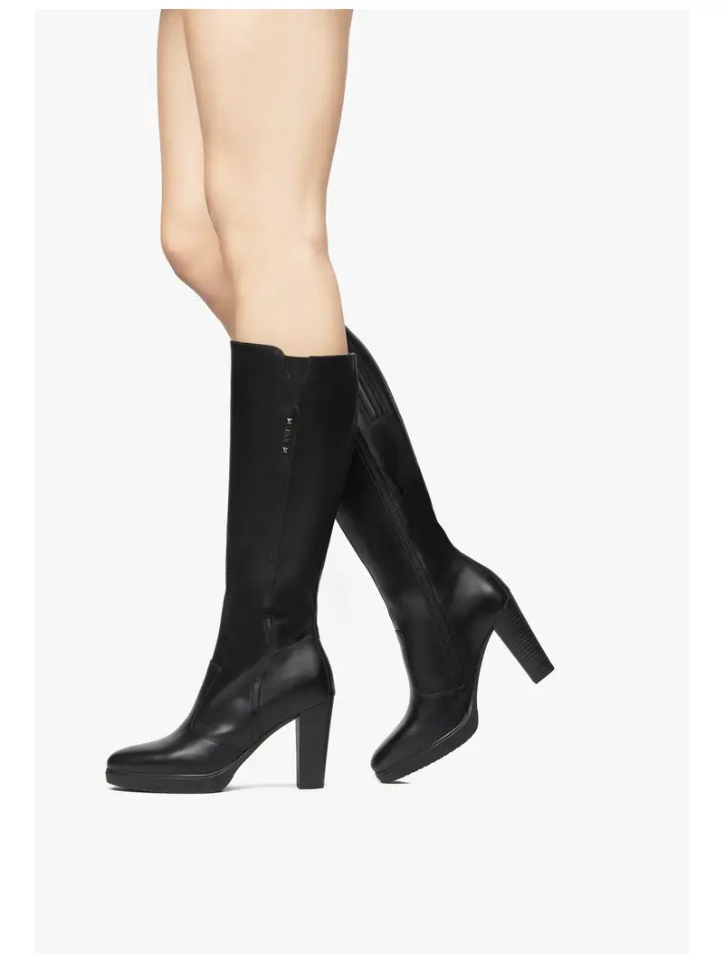 Stivale nero miniatura 3