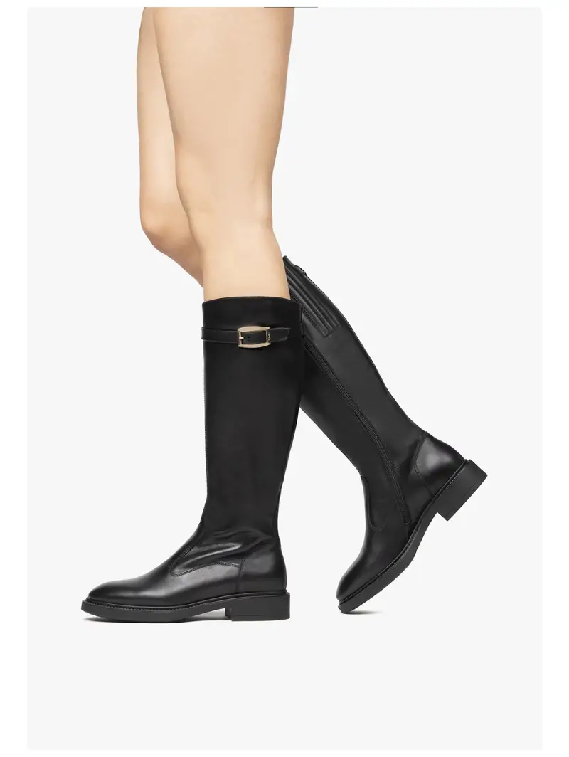 Stivale nero miniatura 3