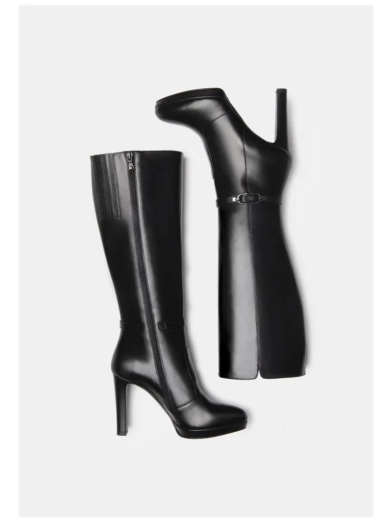 Stivale nero miniatura 3