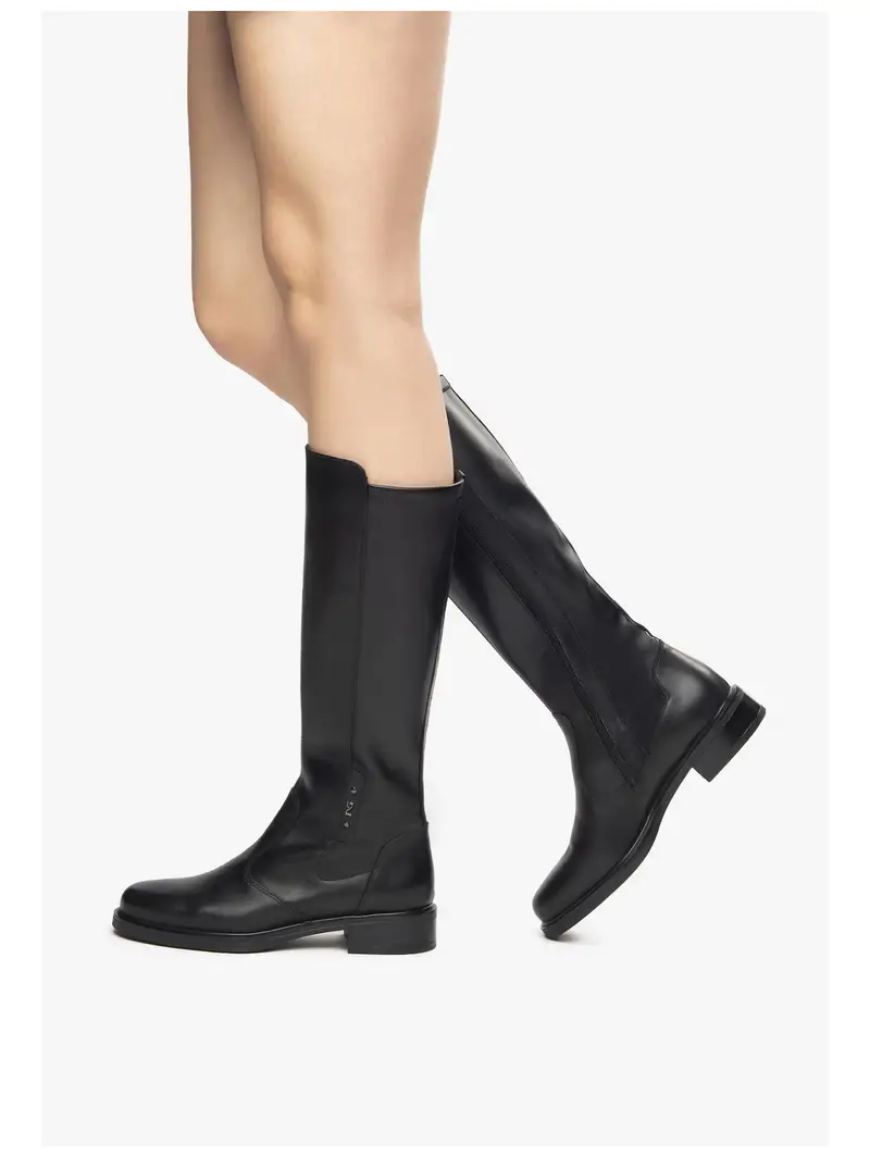 Stivale nero miniatura 3