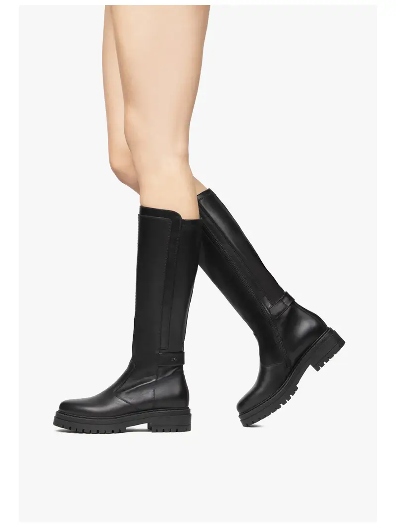 Stivale nero miniatura 3