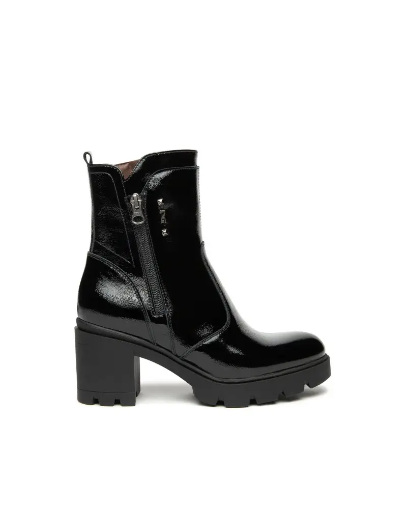 stivaletti donna in naplak nero i514880d100