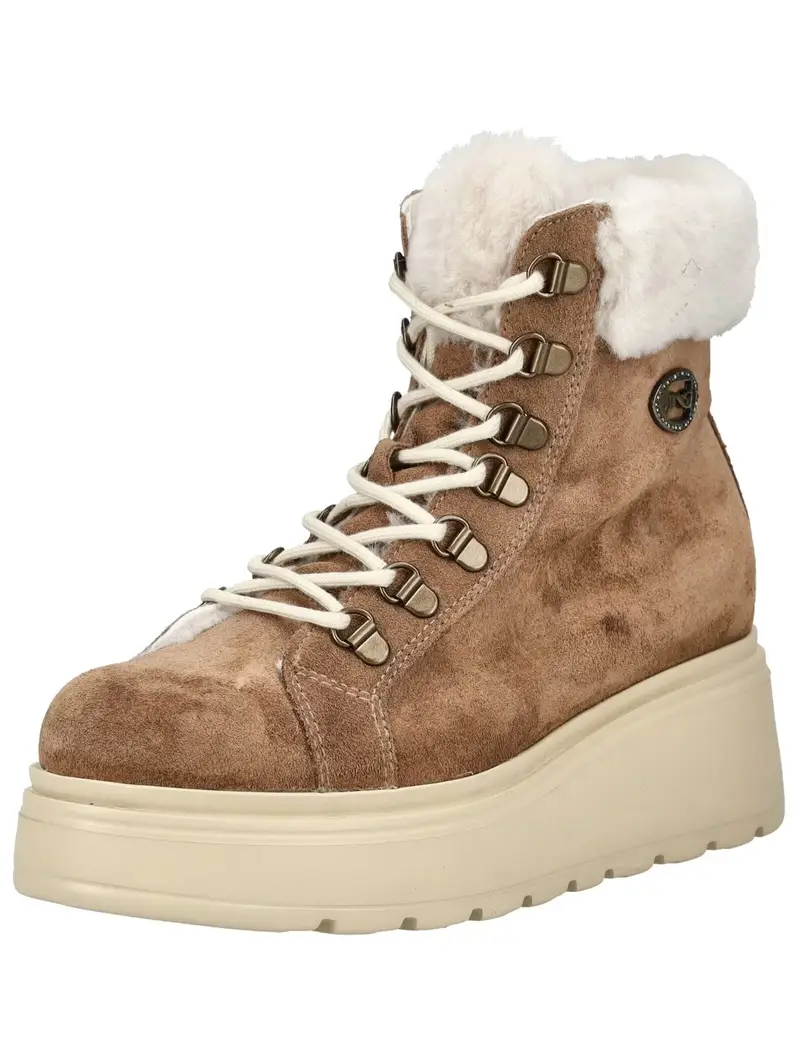 Stivaletto stringato marrone