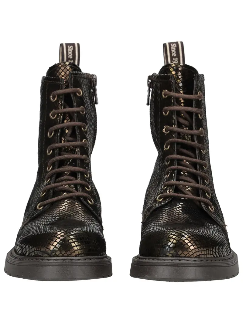 Nero Giardini Stivaletto stringato marrone scuro / bronzo / nero miniatura 3