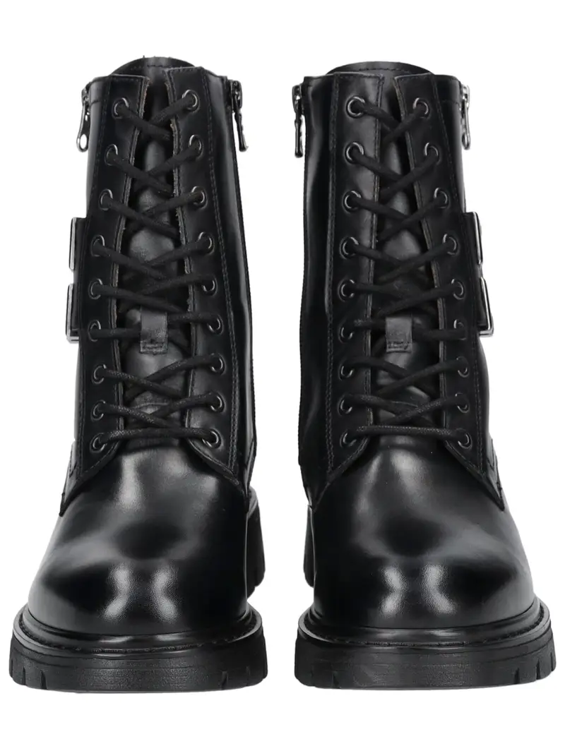 Stivaletto stringato nero miniatura 3