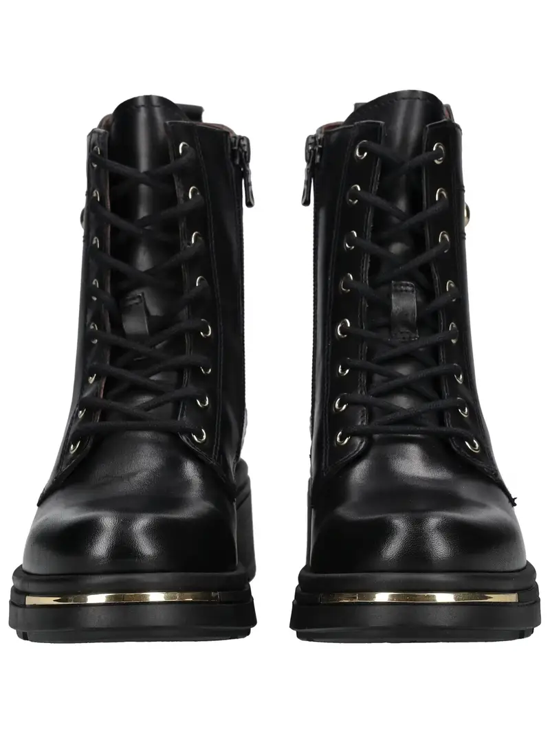 Stivaletto stringato nero miniatura 3