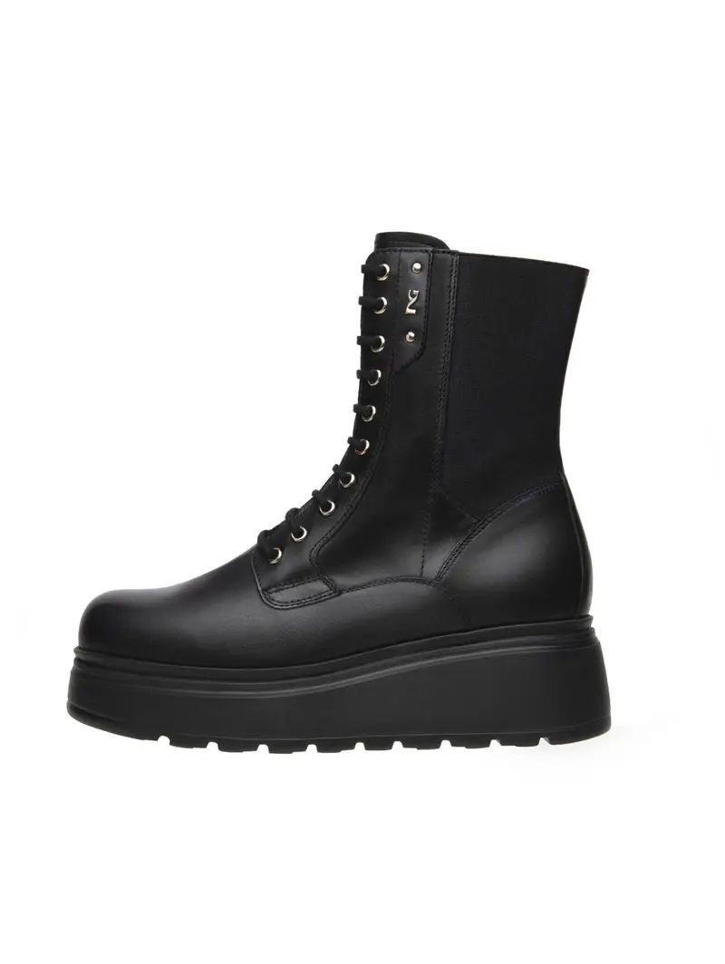 Stivaletto stringato nero miniatura 2