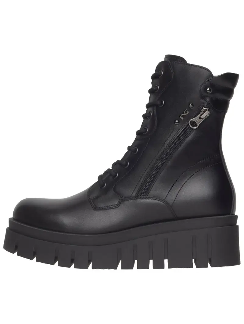 Stivaletto stringato nero miniatura 2