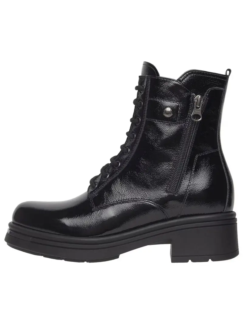 Stivaletto stringato nero miniatura 2