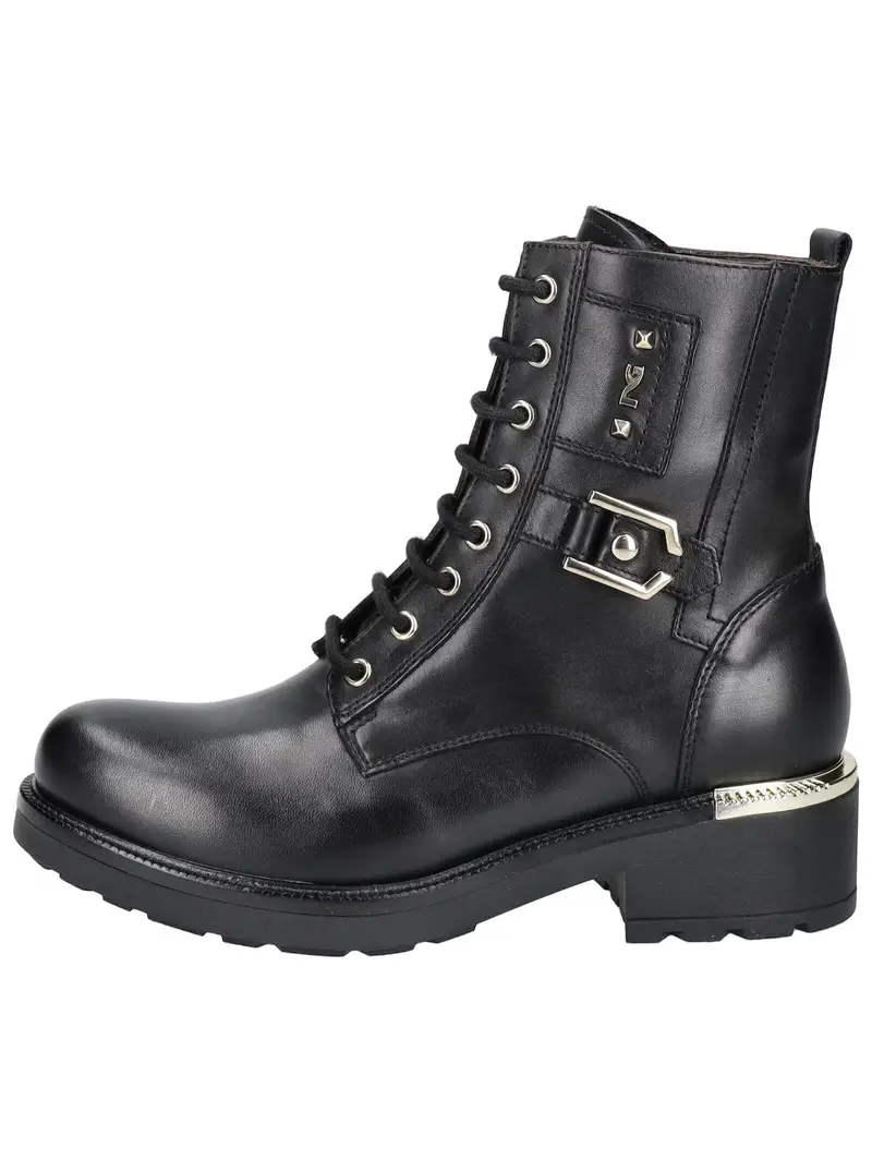 Stivaletto stringato nero miniatura 2