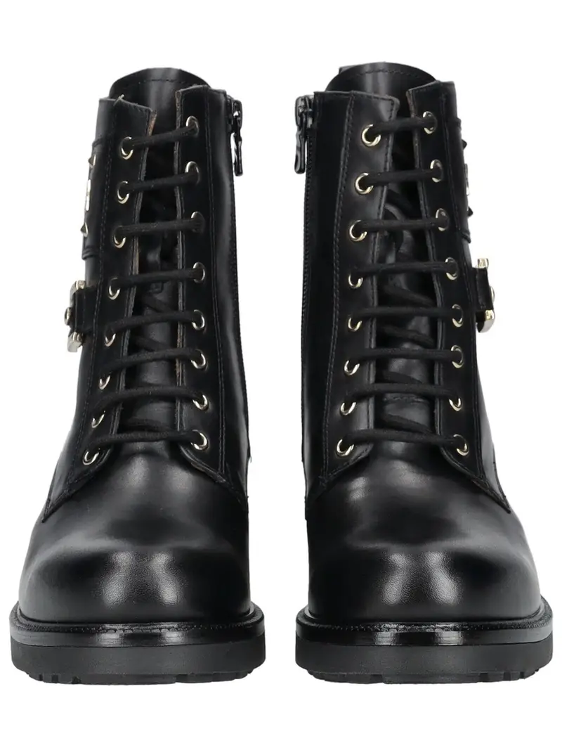 Stivaletto stringato nero miniatura 3