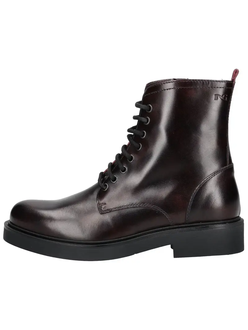 Stivaletto stringato ruggine / marrone scuro miniatura 2