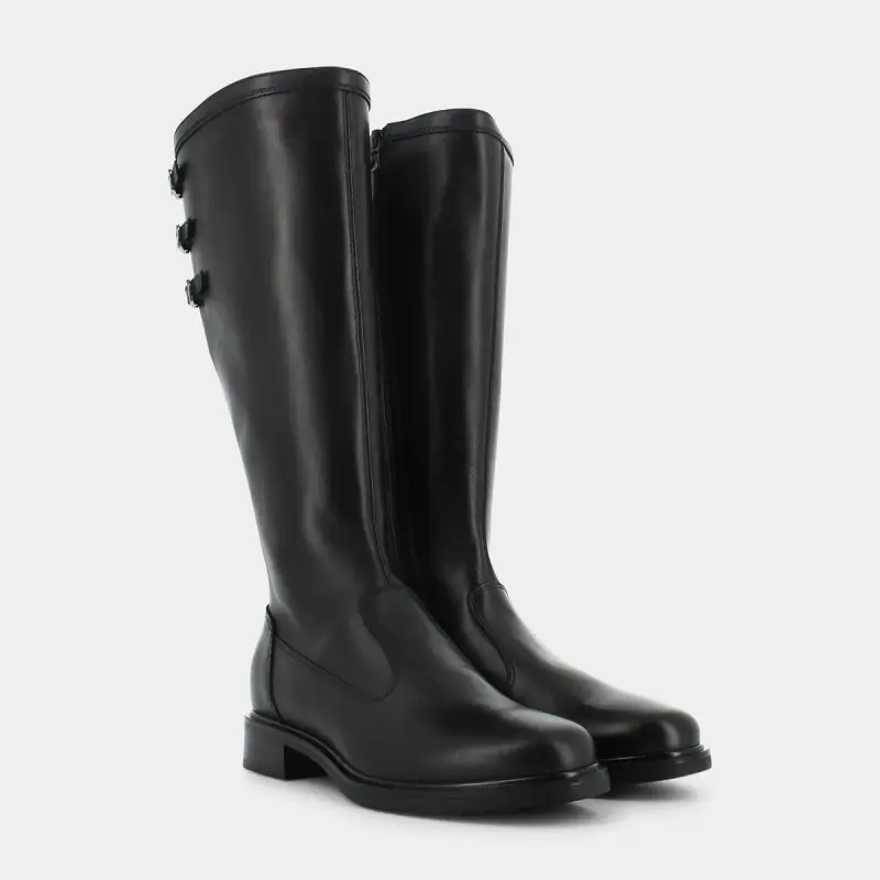 Stivali Nero Giardini da Donna, nero miniatura 2